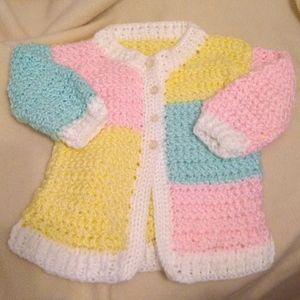 Baby crochet sweater